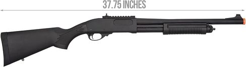 Golden Ball & Eagle M870 3/6-Shot Pump Action Gas Airsoft Shotgun - Black in Saudi Arabia