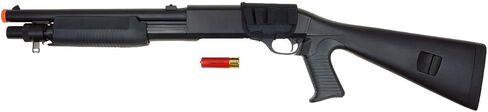 Double Eagle DE M56A CQB Tri-Burst Airsoft Spring Powered Shot Gun w/Full Stock & Pistol Grip Airsoft Toy in Kuwait
