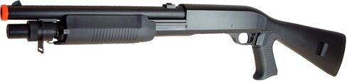 Double Eagle DE M56A CQB Tri-Burst Airsoft Spring Powered Shot Gun w/Full Stock & Pistol Grip Airsoft Toy in Kuwait