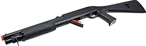 Double Eagle DE M56A CQB Tri-Burst Airsoft Spring Powered Shot Gun w/Full Stock & Pistol Grip Airsoft Toy in Kuwait
