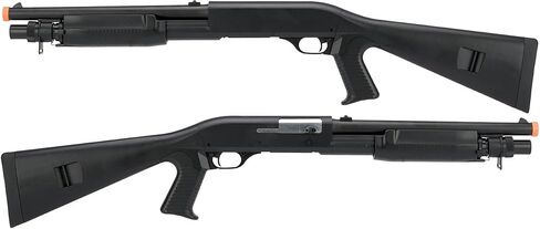 Evike Airsoft - CYMA Sport M3 3-Round Burst Multi-Airsoft Shotshell تحميل Airsoft Shotgun (الطراز: مخزون كامل CQB) in Kuwait