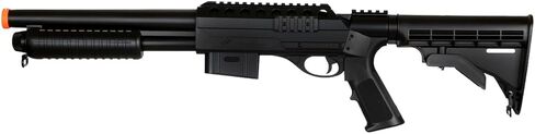 DE M500 Pump Action Airsoft Shotgun w/Retractable LE Stock in Saudi Arabia
