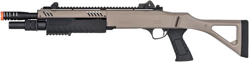High FPS Tri-Shot 11 بوصة Airsoft Shotgun Pump Action BO Manufacture FABARM STF مع مخزون ثابت (6 قذائف متضمنة) in Saudi Arabia