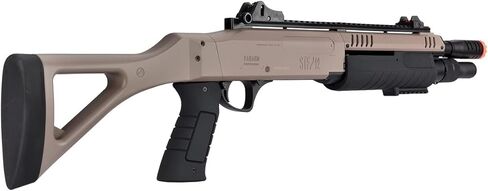 High FPS Tri-Shot 11 بوصة Airsoft Shotgun Pump Action BO Manufacture FABARM STF مع مخزون ثابت (6 قذائف متضمنة) in Saudi Arabia