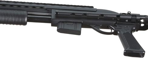 Bravo Full Metal M870 Tactical Tac Shot Airsoft Shotgun (Color: Black)-A&K in Saudi Arabia