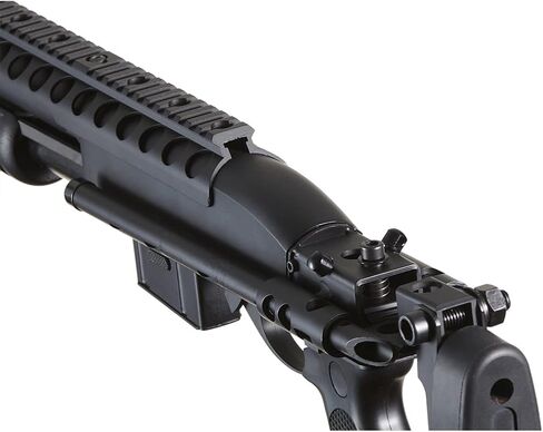 Bravo Full Metal M870 Tactical Tac Shot Airsoft Shotgun (Color: Black)-A&K in Saudi Arabia
