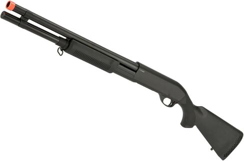 Evike Airsoft - CYMA Standard Metal M870 3-Round Burst Multi-Airsoft Shotshell تحميل Airsoft Shotgun (الموديل: Full Stock Metal) - (PID: 63533) in Saudi Arabia