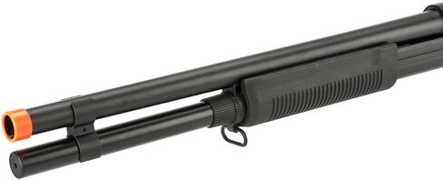 Evike Airsoft - CYMA Standard Metal M870 3-Round Burst Multi-Airsoft Shotshell تحميل Airsoft Shotgun (الموديل: Full Stock Metal) - (PID: 63533) in Saudi Arabia