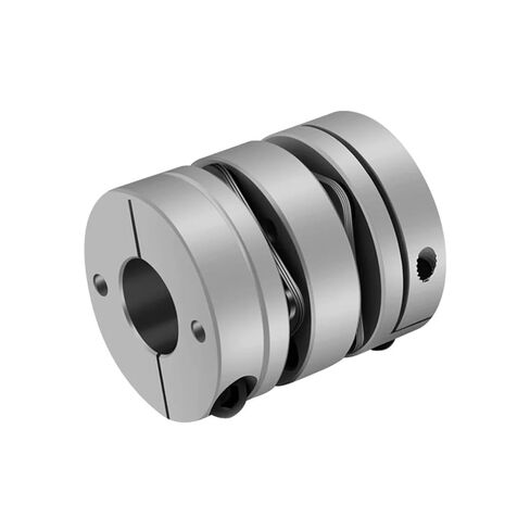 D20L30 Aluminum Double Diaphragm Coupling - High Precision Flexible Shaft Connector for Servo Motors & Ball Screws(5x5) in Saudi Arabia