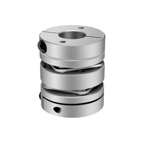 D39L49 Aluminum Alloy Double Diaphragm Coupling, Flexible Connector for Ball Screw & Servo Motor (10-19mm Shaft)(15X19) in Saudi Arabia