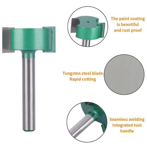 1pc T Type Slotting Cutter Bit Router Bit - Tungsten Steel Woodworking Milling Cutter for Precision Cutting(8x33x3) in Saudi Arabia