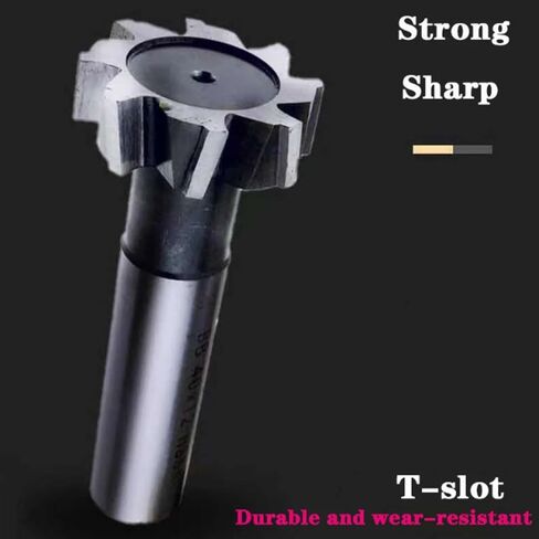 1PC Type T Slot Milling Cutter for Metal HSS Woodruff Key Seat Router Bit Thickness 1-12mm Diameter 8-25mm ( Size : 8*1.5*6*55mm ) in Saudi Arabia