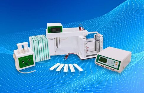 FSF-SCZ4+ Mini Protein Electrophoresis System, Vertical Gel Casting, 15-Sec Setup, 15 Wells, Leakproof, Lab Research and Quality Control in Saudi Arabia