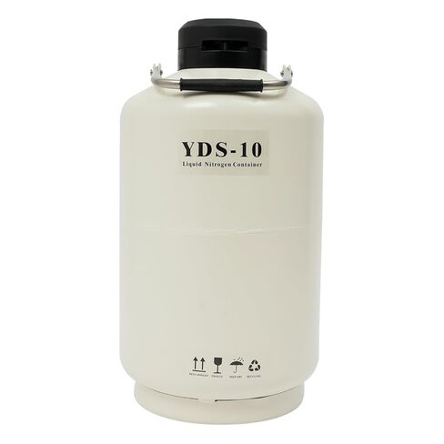 10L Liquid Nitrogen Container, Nitrogen Cryogenic Container (LN2), Aluminum Alloy Liquid Nitrogen Dewar Static Cryogenic Container Liquid Nitrogen Container in Saudi Arabia