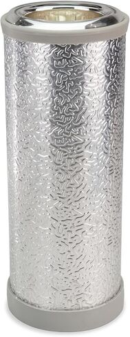 Large Capacity Dewar Flask, 1000ml, 70mm ID x 300mm Depth, Silver-Plated Borosilicate Glass, Aluminum Shell for Cryogenic Storage in Kuwait