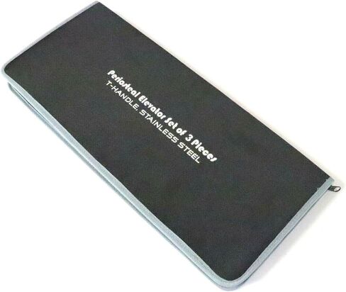 مجموعة أدوات علاج اللثة لأسنان الخيول من الفولاذ المقاوم للصدأ مع حافظة بسحاب in Kuwait