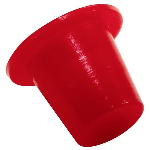 Caplugs 99394351 Plastic Tapered Cap and Plug. T-1086, PE-LD, Cap OD 5.21" Plug ID 5.49", Red (Pack of 10) in Kuwait