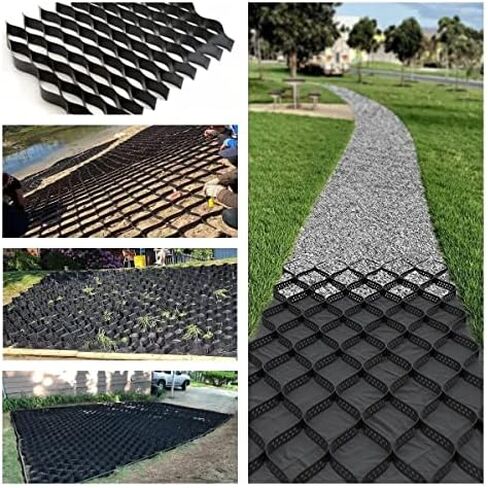 Driveway Grates Garden Shelter Base Grids 2-Inch High Honeycomb Permeable Outdoor Grate for Mud Control Heavy-Duty Drainage Grids for Paths in Saudi Arabia