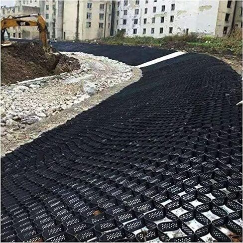 Driveway Grates Garden Shelter Base Grids 2-Inch High Honeycomb Permeable Outdoor Grate for Mud Control Heavy-Duty Drainage Grids for Paths in Saudi Arabia