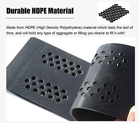 شبكة مثبتة على شكل قرص العسل، شبكة أرضية سميكة 4 بوصات لحل رصف الحصى والتربة للمنحدر والمسطح S (2 م × 2 م 6.5 قدم × 6.5 قدم) in Kuwait