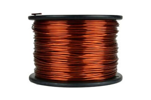 Copper Enameled Magnet Wire for Electric Motor Winding Wire | AWG 10 to 20 Gauges | Electrical Industrial Power Transformer Magnetic Coil Maker (10 Gauge, 1KG) red in Kuwait