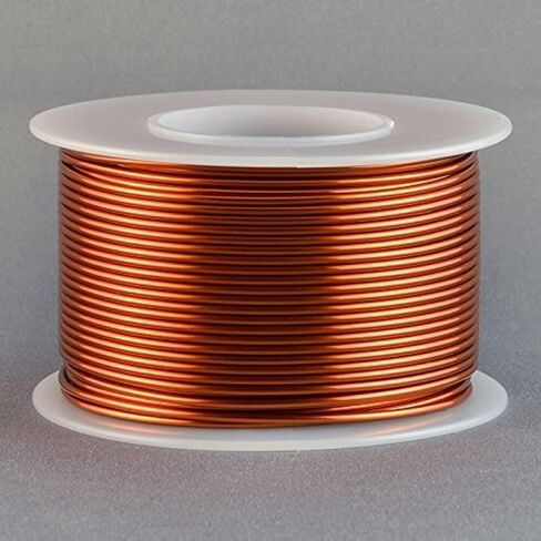 Copper Enameled Magnet Wire for Electric Motor Winding Wire | AWG 10 to 20 Gauges | Electrical Industrial Power Transformer Magnetic Coil Maker (10 Gauge, 1KG) red in Kuwait