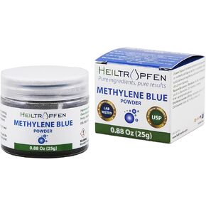 Heiltropfen Methylene Blue Powder 0.88 Oz - 25 g | Ultra High Purity | USP Pharma Grade Ingredients - Third-Party Tested | Formaldehyde Free | incl. Spoon in Kuwait