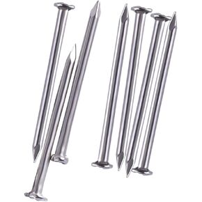 20 قطعة من أظافر الأجهزة، أظافر مسطحة من الفولاذ المقاوم للصدأ مقاس 6 بوصات لتعليق الصور، وأظافر تعليق الصور، وأظافر خشبية، وأظافر مصقولة، وأظافر طويلة in Kuwait