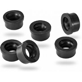 6 قطع من حشوات المقبض المطاطي الأسود، تجهيزات مانعة للتسرب لآلة الآيس كريم التجارية الناعمة، متوافقة مع Vevor، YKF، ملحقات إصلاح مقبض الباب الموزع in Kuwait