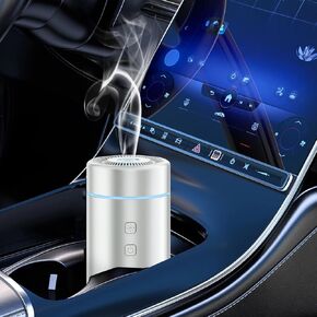 Car Aromatherapy Diffusers for Essential Oils，Mini USB Air Scent Small Humidifier with 7-LED Color Changing for Car Room Home Office Bedroom in Saudi Arabia