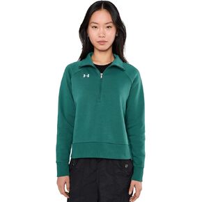 Under Armour Womens Rival Fleece Half Zip, (410) Midnight Navy / / White, X-Large in Kuwait