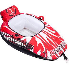 أنابيب زومبروس قابلة للقطر للقوارب لشخص واحد، أنابيب مياه للقوارب للسحب، أنابيب آمنة للقوارب قابلة للنفخ وقابلة للقطر، قابلة للقطر للرياضات المائية مع تصريف، موصل سريع، سعة كبيرة in Kuwait