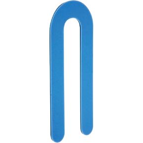 CRL Blue 1/16" x 3-1/2" Plastic Horseshoe Shims - 100 Pack by C.R. Laurence in Kuwait