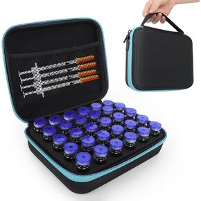 Insulin Fridge Holder Storage Case Peptide Vial Case Protector Holder Insulin Cooler Travel Organizer Fits Standard 10ml U-100 Vials 15 Slots with Zipper in Kuwait