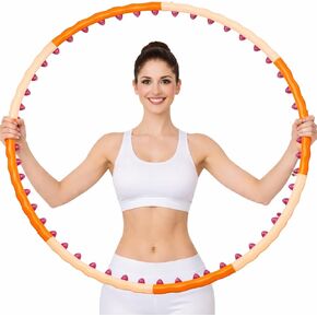 – Korean Weighted Fitness Ring 2.6lb for Waist Slimming & Core Workout | Beginner Step 1 Massage Exercise Ring in Kuwait