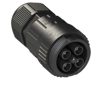 Four-core female waterproof connector waterproof connector lighting fixture connector outdoor IP68 in Saudi Arabia