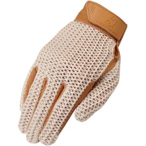 Heritage Crochet Riding Glove-Tan-7 in Kuwait