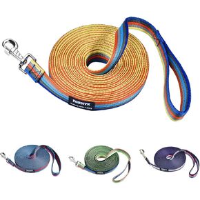 خط اندفاع للحصان، خط اندفاع للخيول مع إبزيم زناد من سبيكة دوارة صلبة لتدريب الفروسية الدقيق والمنافسة والاستخدام اليومي، 26 قدمًا/8 متر (أسود-أزرق-بيج-أخضر) in Kuwait