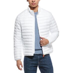 Save The Duck Mens Alessandro Puffer Jacket, M, White in Kuwait