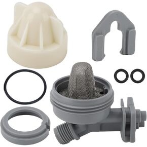 7187065 Water Softener Nozzle & Venturi Assembly for Kenmore, Morton, GE, Whirlpool, NorthStar, Rheem, EcoWater, Bosch, TapworksI, Viessmann, Trrnnity - Replaces 7214969, 7165704, 7238450, WS15X10027 in Kuwait