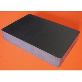 Ceramic Magnet Block 6" x 4" x 1" – Grade C8 Hard Ferrite Magnet for Heavy-Duty Industrial Use, DIY Projects, and Magnetic Applications – High Heat & Corrosion Resistant in Kuwait