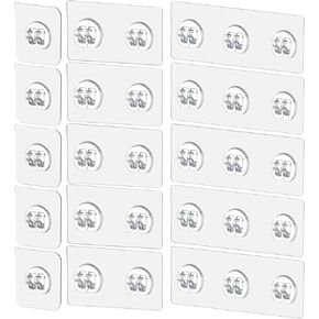 15 قطعة بديلة لاصقة لعلبة الدش، لاصقة لرف الدش بدون حفر، خطافات لاصقة قوية لاستبدال أرفف الدش ومنظم رفوف المطبخ in Kuwait