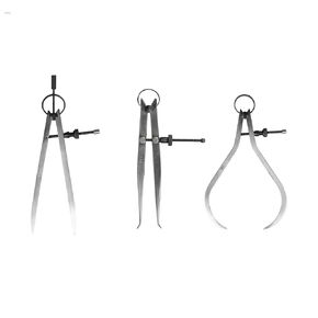 أدوات PEC فواصل زنبركية دقيقة بأرجل مسطحة وجوز صلب، لمسة نهائية من الفولاذ الطبيعي المصقول، تعديلات دقيقة، بوصلة كتابة بحجم 8 بوصات وسعة in Kuwait