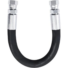 مجموعة خرطوم هيدروليكي 3/8 بوصة، 12 بوصة، مع تركيبات دوارة أنثى 3/8 بوصة JIC 37 درجة (طرفين)، SAE 100R2AT 2 سلك جديلة، 4785 رطل لكل بوصة مربعة، -40 درجة فهرنهايت إلى +250 درجة فهرنهايت in Kuwait