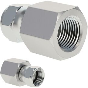 1/2 بوصة NPTF أنثى × 1/2 بوصة JIC 37 درجة تركيب محول الأنابيب الدوارة 6506-08-08، موصل خرطوم هيدروليكي للأنظمة الهيدروليكية ومعدات البناء والزراعة، وصلات أنابيب مستقيمة من الصلب الكربوني (قطعتان) in Kuwait