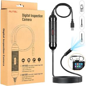 Autel MaxiVideo MV108S Inspection Camera - 8.5mm Diameter, Imager USB Endoscope with Light, 1920x1080 HD 2MP Borescope for Autel Scanner & PC, Upgraded Waterproof Inspection Camera and Cable USB in Kuwait