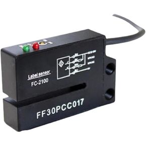 FC-2100 FC-2100P مستشعر الملصقات 4 أسلاك NO NC مستشعر كاشف الملصقات الإلكتروني. (FC-2100 NPN) in Kuwait