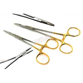 2 EA Premium German Grade Olsen HEGAR Needle Holder 6.5" Serrated Dental Gold Rings (CYNAMED) in Kuwait