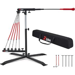 زيلوس مدرب البيسبول المتأرجح مع 5 مستويات مقاومة، ارتفاع 31-45 بوصة، مدرب ضرب بيسبول قابل للتعديل لجميع الأعمار، معدات تدريب البيسبول والكرة اللينة لإعادة الضبط التلقائي مع أوتاد معدنية وحقيبة حمل in Kuwait