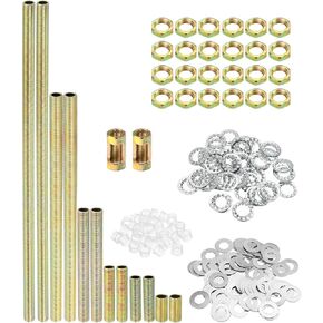 2set 1/8IP Thread 6 Size Lamp Pipe Kit Nut Washers Fasteners Assortment Hardware in Saudi Arabia